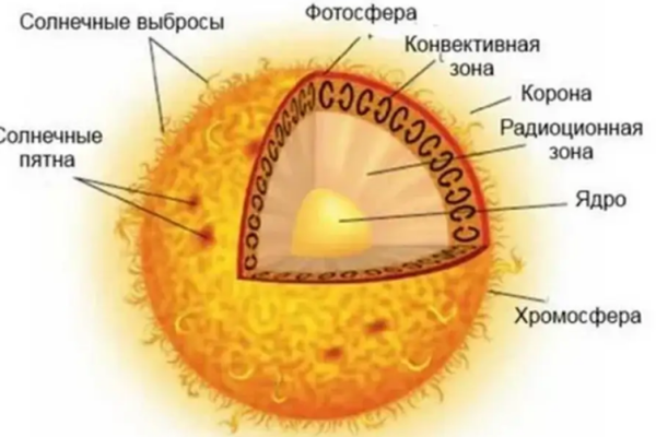 Внутреннее строение Солнца