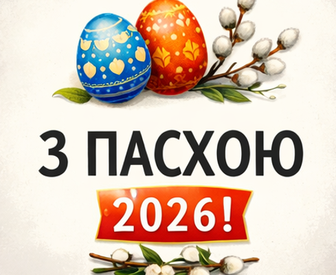 Картинки з Пасхою українською 2026