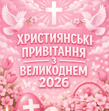 Християнські привітання з Великоднем 2026