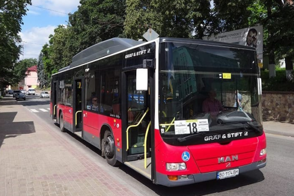 18 автобус Тернополь