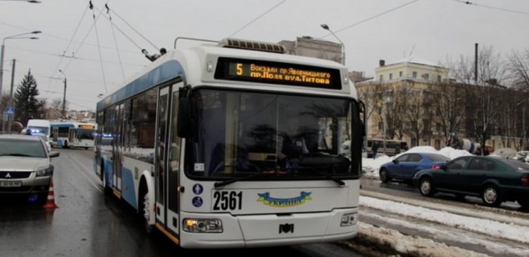 5 тролейбус Дніпро