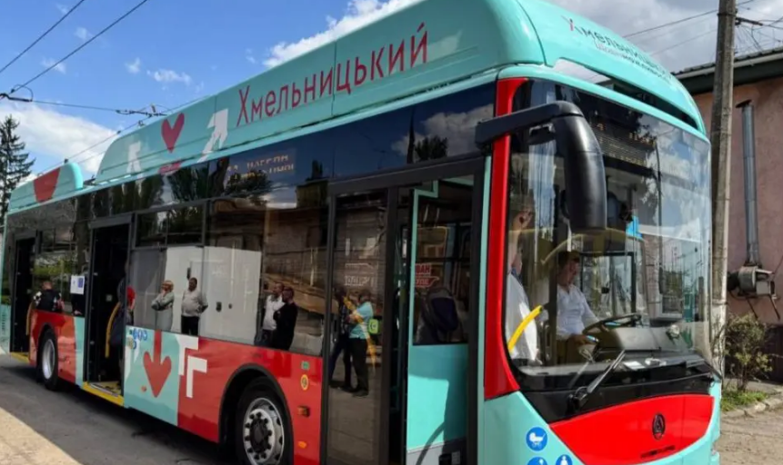 17 троллейбус Хмельницкий