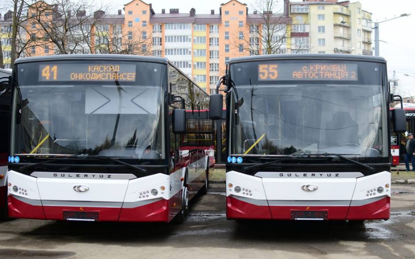 55 автобус Ивано-Франковск